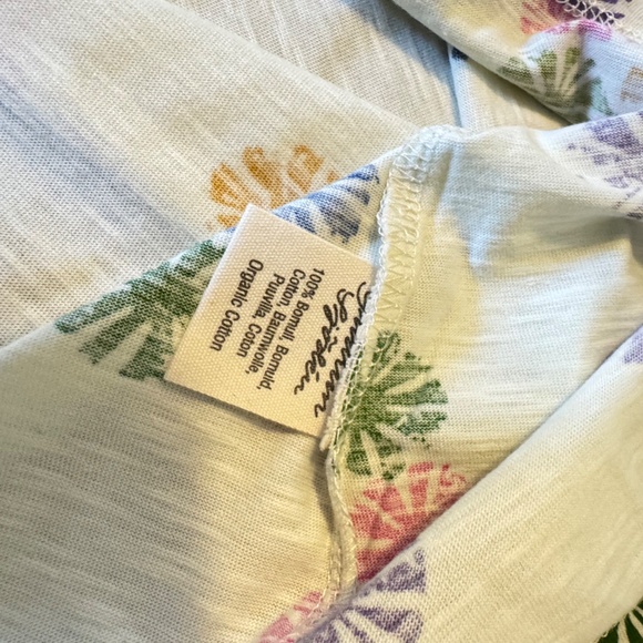 NWOT Gudrun Sjödén Organic Cotton Top – Floral Print – S – Lightweight & Soft - Picture 5 of 5